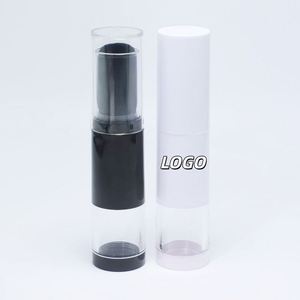 Hair Fluffy Retractable Refillable Dispensing Makeup Cosmetic Loose Powder Container Plastic <b>PET</b> Bottle With <b>Brush</b> Cap - Product Image 1