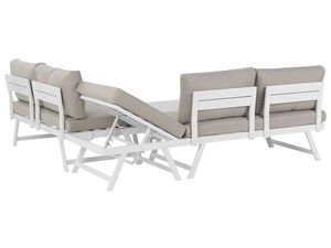 AJUNION Aluminum Modern <strong>Furniture</strong> <strong>Garden</strong> Sofa <strong>Recliner</strong> Lounge Sofa Sectional Set <strong>Garden</strong> <strong>Furniture</strong> with Coffee Table - Product Image 4