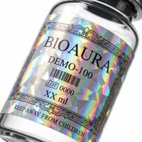 Etiquetas Holográficas Personalizadas para Frascos de Vidrio de 3 ml - Pegatinas de PET Láser Resistentes al Agua para Empaquetado de Botellas de Péptidos