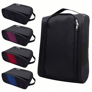 Sac de rangement respirant pour chaussures de golf, sac de transport portable pour chaussures de golf avec panneaux ventilés, cadeau promotionnel sportif personnalisé avec logo - Product Image 3