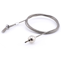 Kit de suspension réglable en acier inoxydable pour avions avec clips pour câbles métalliques pour système de suspension d'images