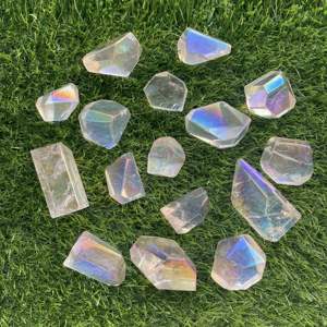 Doğal kristaller melek <span class=keywords><strong>Aura</strong></span> temizle kuvars kristal cilalı serbest biçimli şifa taşları <span class=keywords><strong>Aqua</strong></span> <span class=keywords><strong>Aura</strong></span> kuvars - Product Image 4