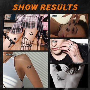 Tatuaje temporal pegatina Perfume larga duración impermeable cara cuerpo tatuajes pegatinas para mujeres y hombres - Product Image 5