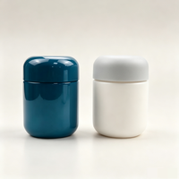 Bocaux en plastique PET transparents personnalisés en gros avec bouchon à vis et sécurité enfant, 3,5 g, pour fleurs et herbes sèches, accessoires pour fumeurs