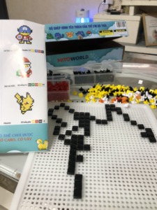 Plus de 1400 pièces de puzzle créatif en mosaïque de pixels, jouet éducatif, blocs de construction, apprentissage précoce, HALO OEM ODM - Product Image 4