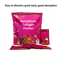 Glutathione Collageen Poeder 30 Sachets Dagelijkse Glow Radiance Huidondersteuning voor Vrouwen Beauty Supplement Private Label