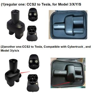 Adaptateur CCS2 vers <span class=keywords><strong>Tesla</strong></span> pour Cybertruck, charge rapide AC+DC 250A 1000V, compatible avec <span class=keywords><strong>Tesla</strong></span> Model 3/Y/S/X, station de charge CCS2 - Product Image 4