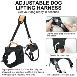<b>Pet</b> Dog <b>Harness</b> with Handle for Medium Large Senior Dogs Arthritis Injuries Walking Support Helper Adjustable <b>Pet</b> Lift <b>Harness</b> - Product Image 4