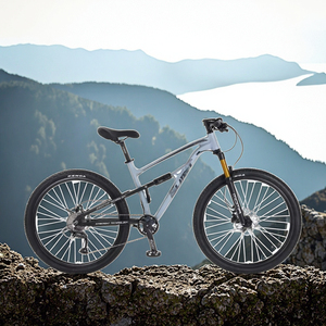Vélo de montagne à suspension souple <span class=keywords><strong>ERMA</strong></span> LIMIT-MTB-005 27,5 pouces, cadre en alliage d'aluminium, fourche avant à amortisseur verrouillable, frein à disque hydraulique 9 - Product Image 1