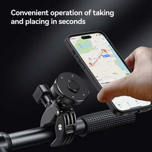 YTGEE 	   Soporte para Teléfono de Bicicleta SK825-824C, Soporte para Teléfono Resistente y Estable para Bicicleta y Motocicleta - Product Image 4