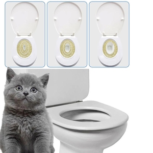 Kit d'apprentissage de la propreté pour chats, ensemble de bac à litière en PVC pour animaux de compagnie, entraîneur professionnel de nettoyage pour chiots pour siège - Product Image 2