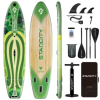 Planche de paddle gonflable OEM pour sports nautiques 11'6"*34"*6" - Planche de surf personnalisable pour le dropshipping