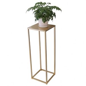 Nordic light di lusso creativo verde basamento della pianta <span class=keywords><strong>soggiorno</strong></span> decorativi in metallo vaso di fiori basamento di fiore - Product Image 1