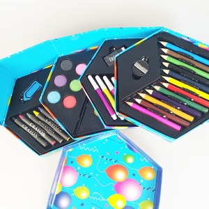 Nuovo Design 52 pezzi Set <span class=keywords><strong>di</strong></span> arte per bambini eco-friendly <span class=keywords><strong>principessa</strong></span> custodia in PVC per il <span class=keywords><strong>disegno</strong></span> e la pittura - Product Image 1