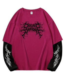 OEM&ODM Men's Hooded Velour Autumn <b>Patchwork</b> Style Long Sleeve <b>Shirt</b> Screen Printing Process Waterproof Wholesale Customization - Product Image 3