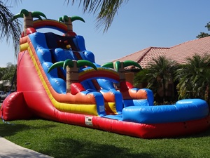 25 ft cao trượt nước Inflatable trượt bãi biển phía Nam Inflatable nước Bouncer trượt - Product Image 4