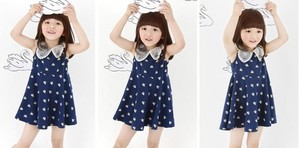 Vestido Corto sin Mangas con Estampado de Animales para Niñas, con Volantes de Encaje, de Proveedor Chino - Product Image 6
