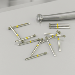 Fraise diamantée dentaire OEM FG RA HP, fraise diamantée dentaire haute vitesse, instruments rotatifs pour la préparation des dents en céramique de zircone - Product Image 5