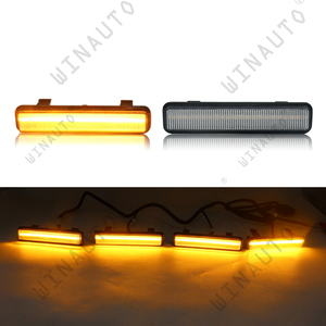 Winauto thiết kế mới dẫn ban ngày Chạy ánh sáng lưới tản nhiệt ánh sáng DRL dẫn đèn sương mù cho KIA Tasman <span class=keywords><strong>2025</strong></span> - Product Image 3