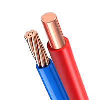 Fil de cuivre isolé en PVC ignifuge ZR-BV, fil rigide pour bâtiment, fil électrique, usine de fabrication