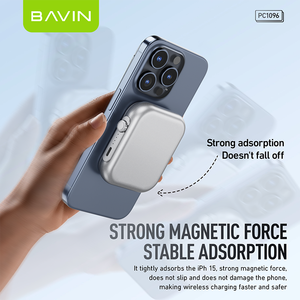 BAVIN Innovation 5000mah PC1096 15W 3W 2.5W Petite <span class=keywords><strong>batterie</strong></span> externe sans fil pour écouteurs Tws - Product Image 3