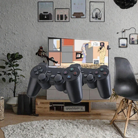 Manette de jeu rétro classique M8 pour TV, volant de direction, joystick pour PC sans fil 4K 32 Go 64 Go