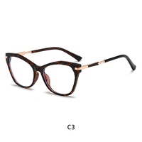 Monturas de Gafas de Moda Cat-eye TR90 Exclusivas, Listas para Enviar, Monturas Premium con Bloqueo de Luz Azul