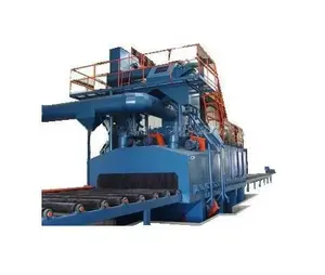 Dustless Automatic 2.3m/Min Steel Shot Blaster Roller Conveyor Type