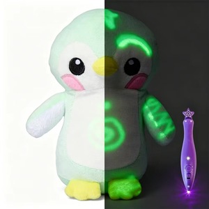 Poupée en peluche lumineuse, baguette magique, peinture, veilleuse, jouet pour enfants, jouets en peluche, cadeaux originaux et amusants - Product Image 3