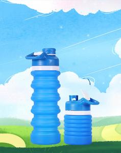 Botella de Agua de Silicona Extensible de Gran Capacidad para Deportes al Aire Libre, Recipiente para Bebidas de Plástico - Product Image 6
