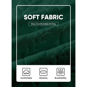 Custom Men's Oversized Crewneck <b>Sweatshirt</b> Casual Lightweight Pullover with 3D Embroidery Solid Pattern and <b>Long</b> Sleeves - Product Image 2