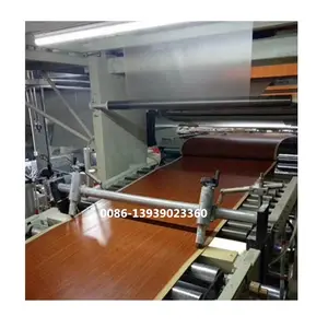 PVC SPC Stone Wood Grain Floor Tile Sheet Making Machine