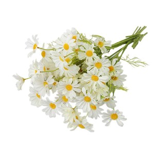 Tige de marguerite artificielle multicolore en soie synthétique, longue branche pour décoration florale de maison et de mariage, vente en gros - Product Image 5