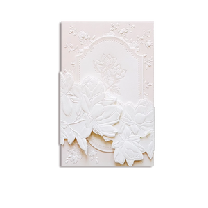 Tùy Chỉnh Handmade Sang Trọng Vàng Lá Dập Nổi In Kết Cấu Phong Cách Tráng Letterpress Thiệp Mời Đám Cưới Thiệp Chúc Mừng - Product Image 5