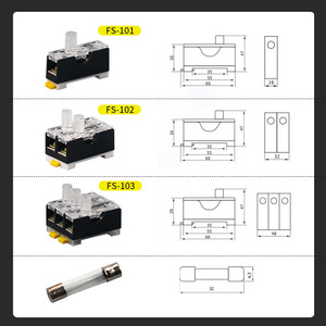 Portafusibles CHKL FS-101 6X30 con iluminación para fabricante de cajas de fusibles - Product Image 4