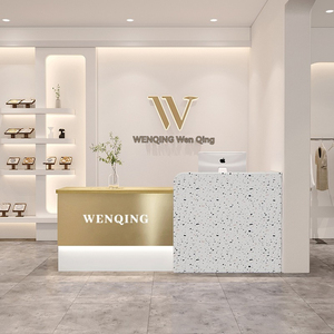 Escritorio Multiusos Moderno y Minimalista para Cajero, Tienda de Ropa, Barra <span class=keywords><strong>Pequeña</strong></span>, Salón de Belleza, Recepción de Peluquería - Product Image 3