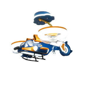 Hiện đại <span class=keywords><strong>LED</strong></span> máy bay máy bay chiến đấu ánh sáng Trần bé trai sáng tạo phim hoạt hình mô hình điều khiển từ xa trang trí ánh sáng Fan phòng ngủ sắt DC động cơ - Product Image 5