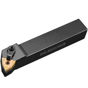 Fresa CNC bibo MWLNR2525M08/2020K con Portaherramientas en Forma de Pera y Pinza de 95 Grados para Torneado, Herramienta de Corte para Acero de Resorte - Product Image 1