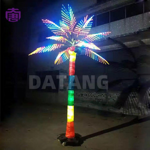 ไฟ LED รูปต้นปาล์มสำหรับตกแต่งภายนอกอาคาร เป็นมิตรกับสิ่งแวดล้อม ให้บรรยากาศอบอุ่นแบบทรอปิคอล เหมาะสำหรับสวนวิลล่าและพื้นที่พักผ่อนสาธารณะ มีจำหน่ายแล้ว - Product Image 2