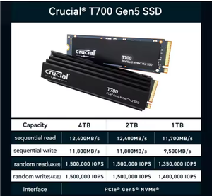 SSD M.2 2280 NVMe GEN4 PCI4.0 E100 P310 T500 GEN5 PCIe5.0 P510 T710 T705 ของแท้ใหม่ ความจุ 256GB 512GB 1TB 2TB 4TB - Product Image 2