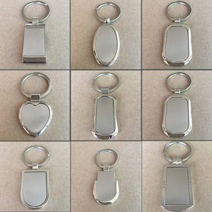 Bán buôn Miễn phí thiết kế logo tùy chỉnh trống móc khóa Kẽm hợp kim bạc thăng hoa UV in Sticker lasering kim loại trống Keychain - Product Image 2