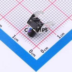 TS013-CBW0FH7.5 Tactile Switch Through hole-4P,7.5x7mm Switch Single Pole Single Throw Round Button 2.5N Right Angle Insert - Product Image 2