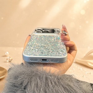 เคสโทรศัพท์ประดับเพชร พีซี หรูหรา กันกระแทก พร้อมสายคล้อง สำหรับ iPhone - Product Image 6