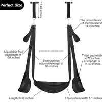 Porte-balançoire SM avec siège en peluche doux, en cuir PU de haute qualité, mobilier BDSM pour adultes, vente en gros d'usine pour couples