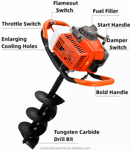 2025 <span class=keywords><strong>tarière</strong></span> <span class=keywords><strong>manuelle</strong></span> creuser machine unique plantation d'arbres perceuse au sol <span class=keywords><strong>tarière</strong></span> - Product Image 2