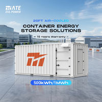 Système de stockage d'énergie en conteneur MATE BESS 500 kW 1 MWh, stockage par batterie LFP avec conception modulaire extensible pour l'industrie