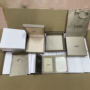 Custom Jewelry Packaging <b>Box</b> Set with Logo Print Dustproof Paper Case and <b>Gift</b> Bag for Storage and Presentation - Product Image 2