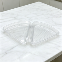 Couverture de dôme à pizza en plastique transparent avec logo personnalisé, couvercle supérieur réutilisable/jetable pour l'emballage de pizzas à emporter et la livraison de nourriture