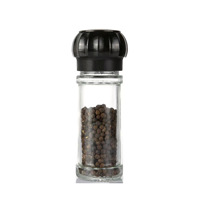 100ML poignées manuelles rechargeables sel poivre assaisonnement broyeur épices ménage cuisine bouteille en verre