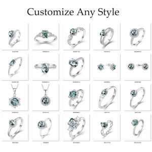 925 סטרלינג כסף טהור אבן חן טבעי שרשרת אגיט שרשרת אבזרים לנשים תכשיטים יעוד תכשיטים תכשיטי יוקרה בהתאמה אישית - Product Image 6